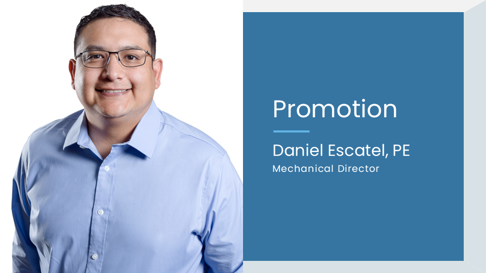 Daniel Escatel Promoted to Mechanical Director